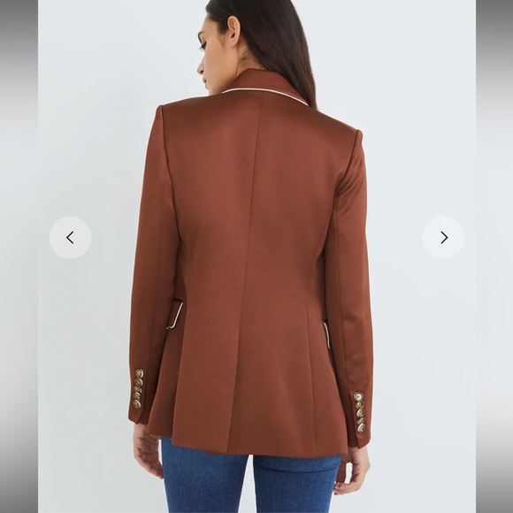 NWT VERONICA BEARD ROCHE SATIN DICKEY JACKET - Picture 5 of 7